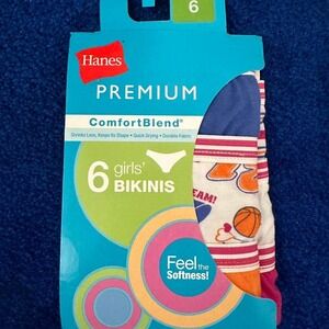 Hanes‎ girls' 6-pack bikinis underwear